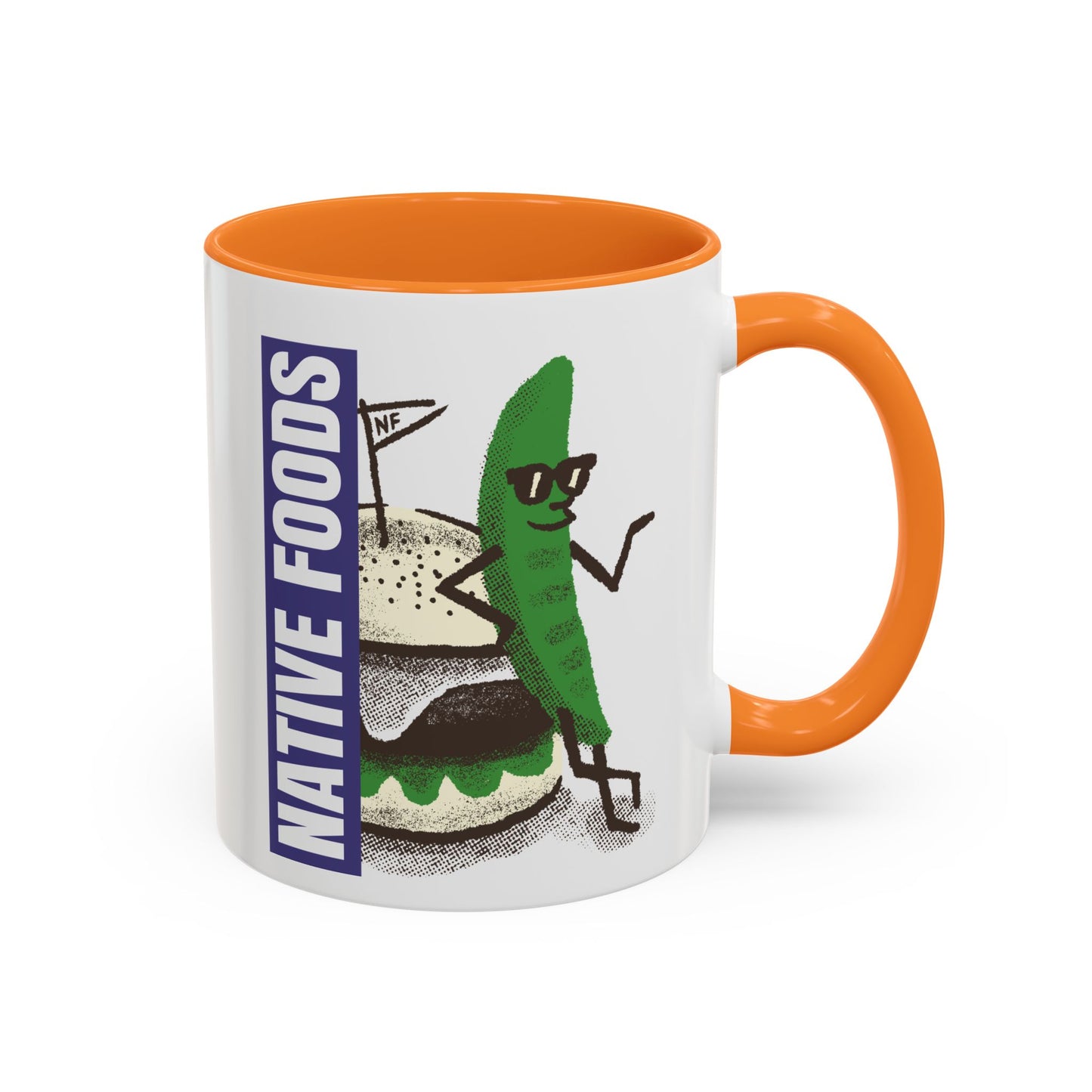 Native Foods Colorful Mugs (11oz, 15oz)